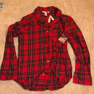 Victoria’s Secret Flannel Pajama Sleepshirt